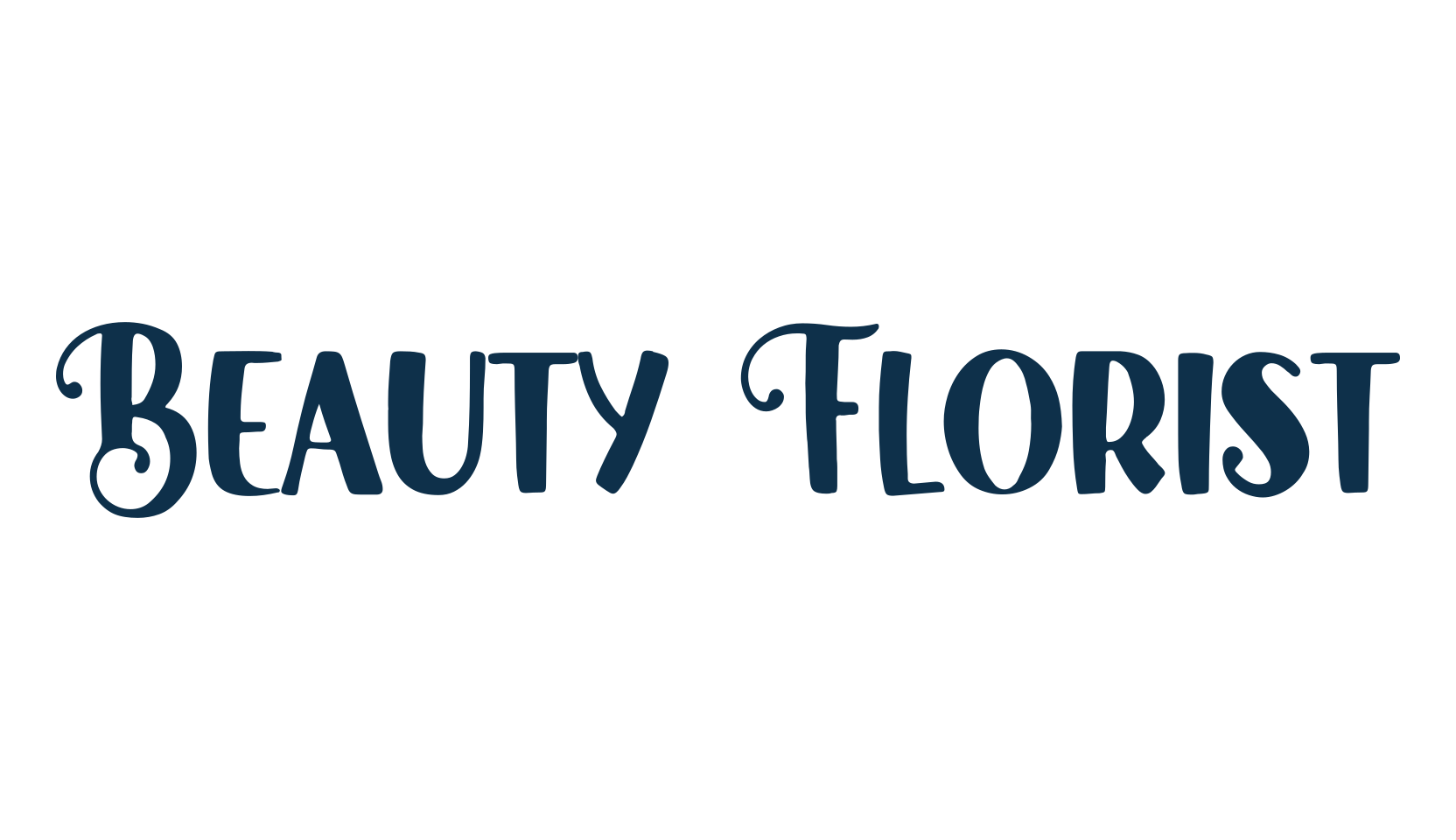 Beauty Florist, retro font preview