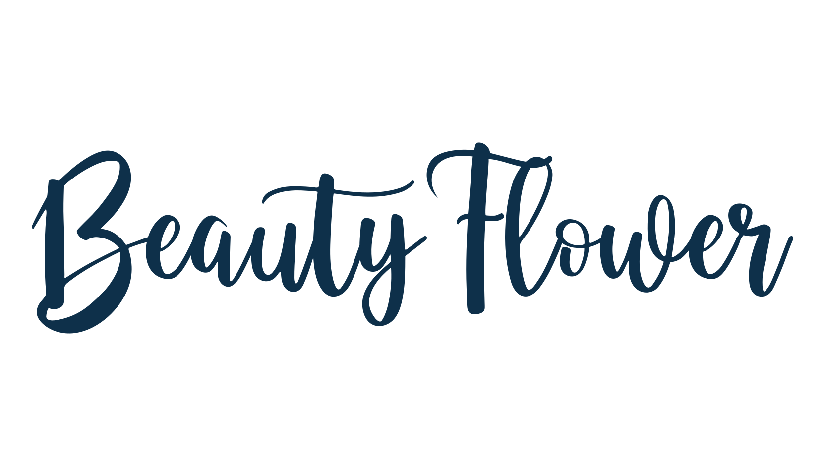 Beauty Flower (beauty-flower-2), script calligraphy fancy decorative font preview