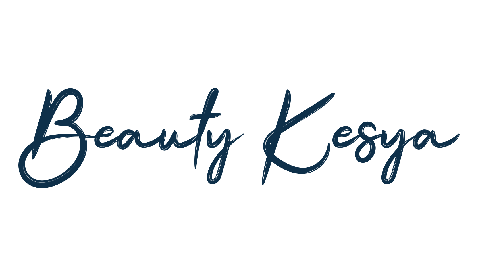 Beauty Kesya, brush font preview