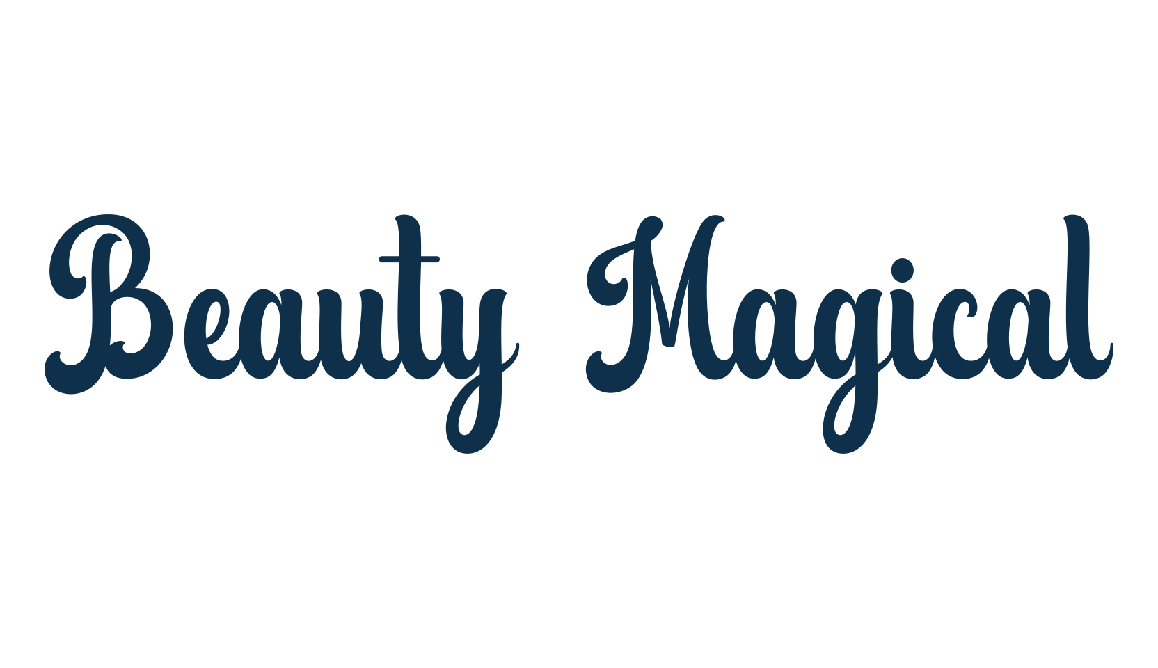 Beauty Magical, fancy various decorative script calligraphy font preview