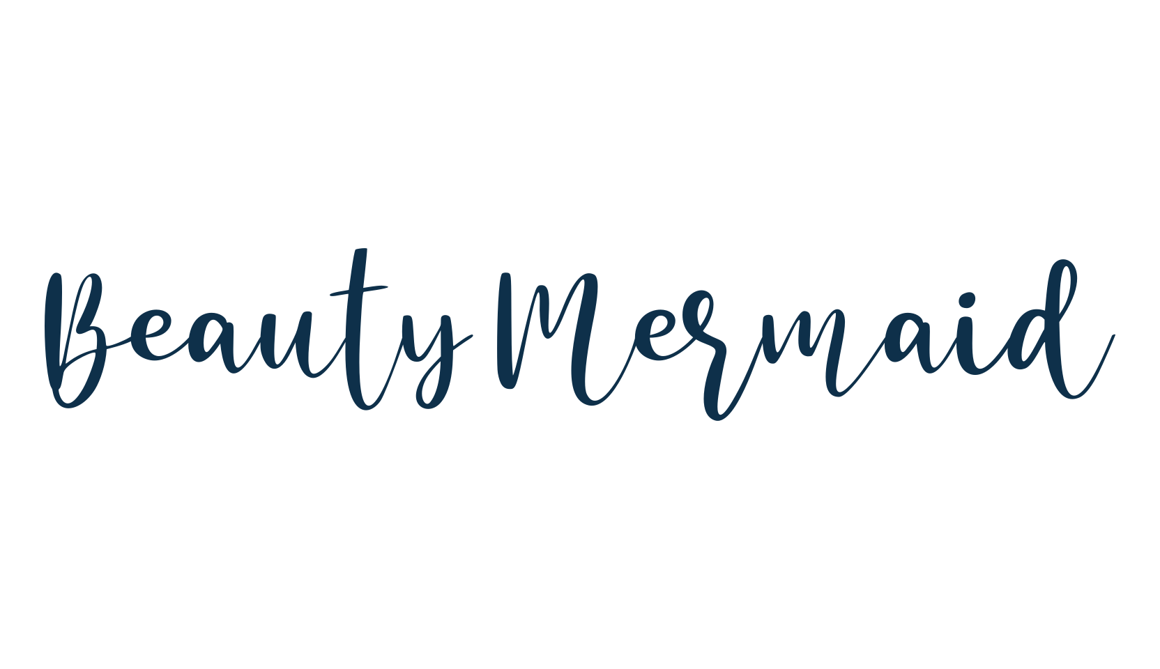 Beauty Mermaid, calligraphy font preview