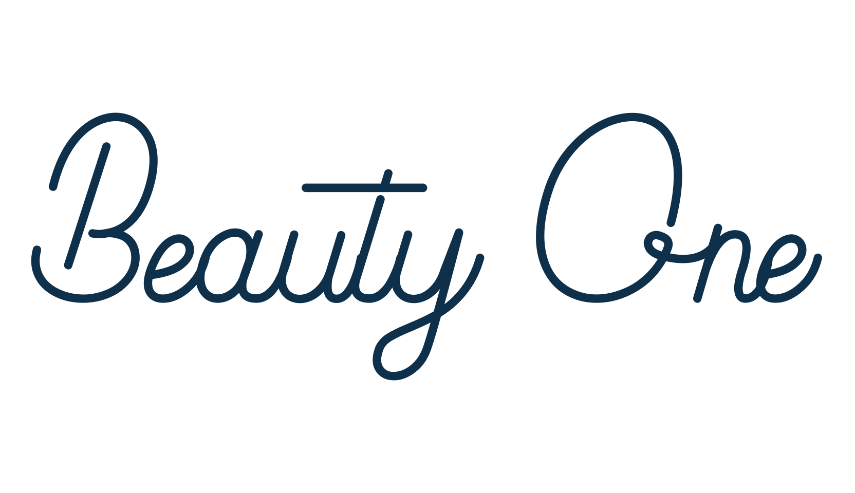 Beauty One, calligraphy font preview