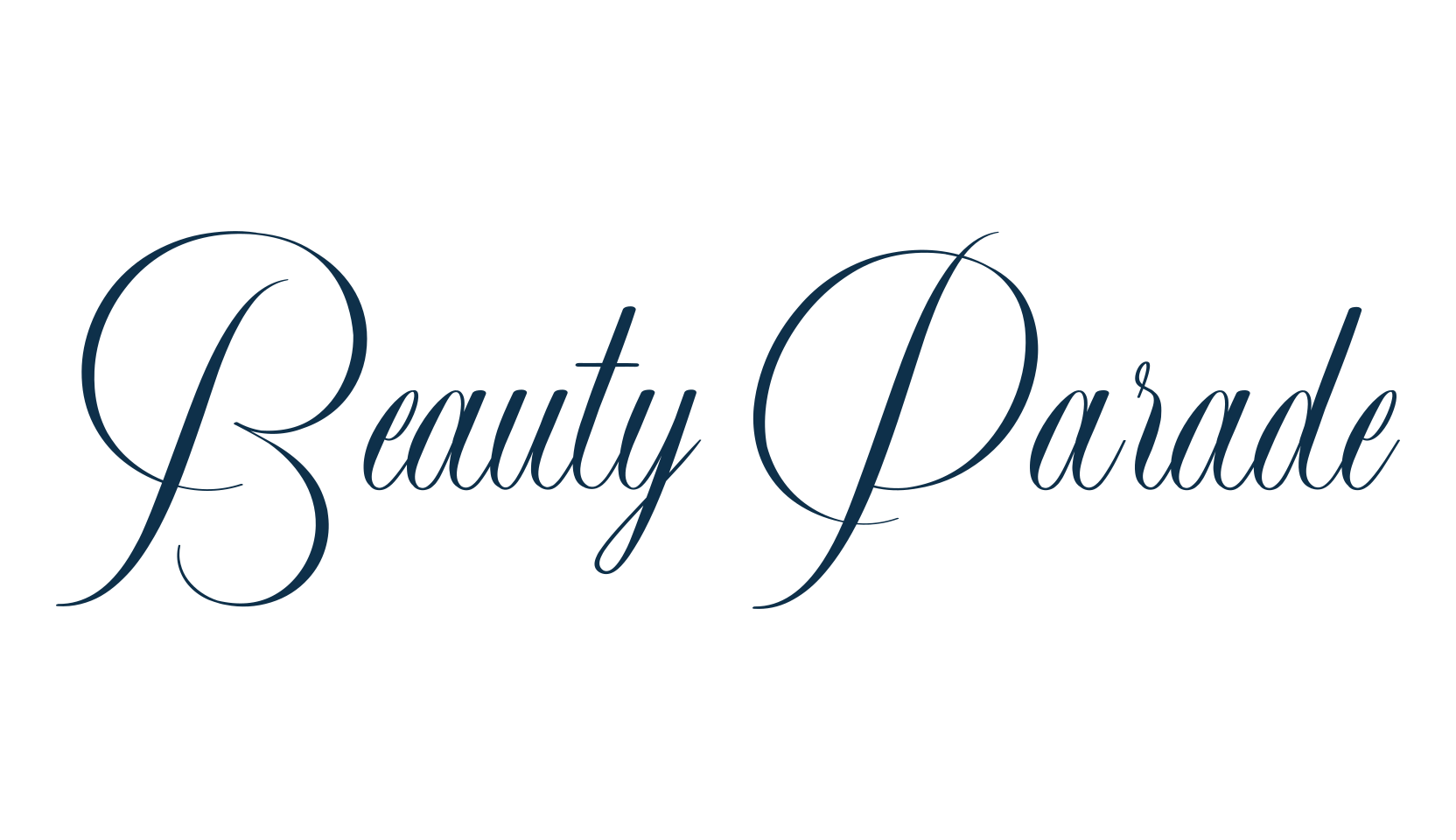 Beauty Parade, script calligraphy fancy decorative font preview