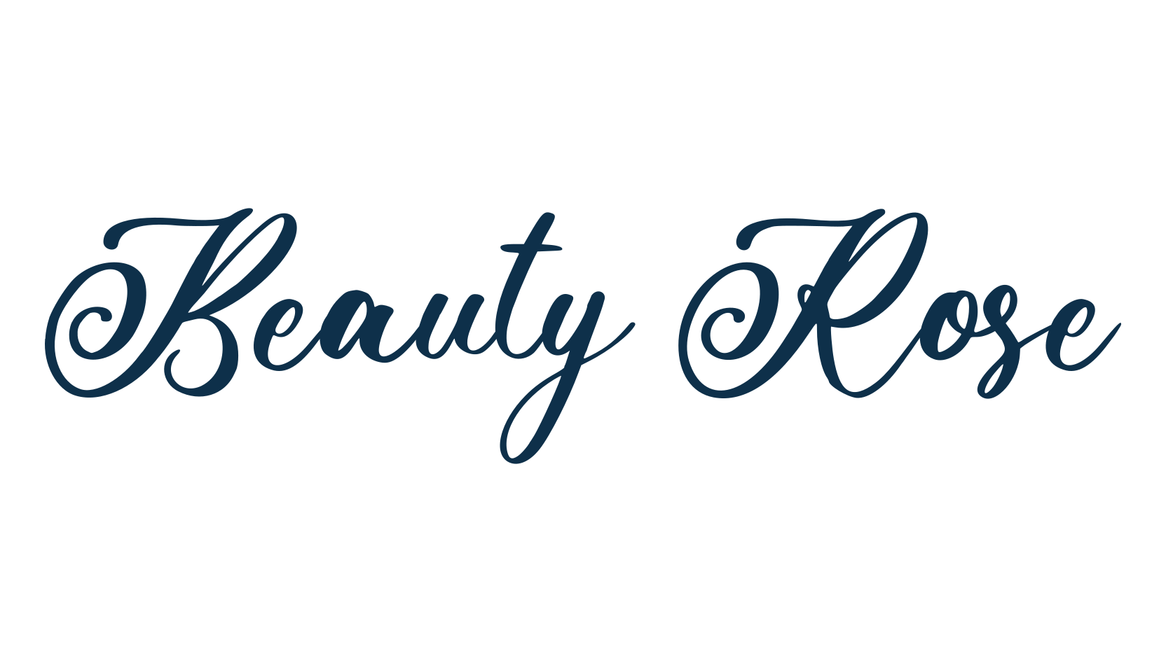 Beauty Rose, script calligraphy fancy decorative font preview