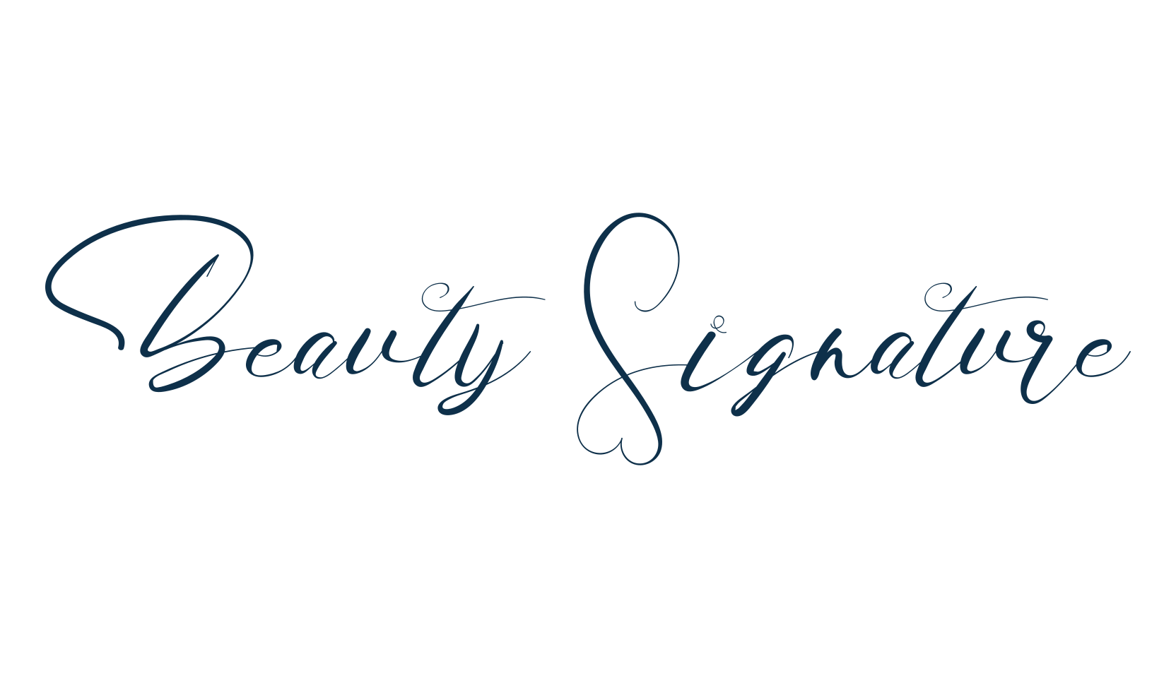 Beauty Signature (beauty-signature-2), script calligraphy fancy decorative font preview