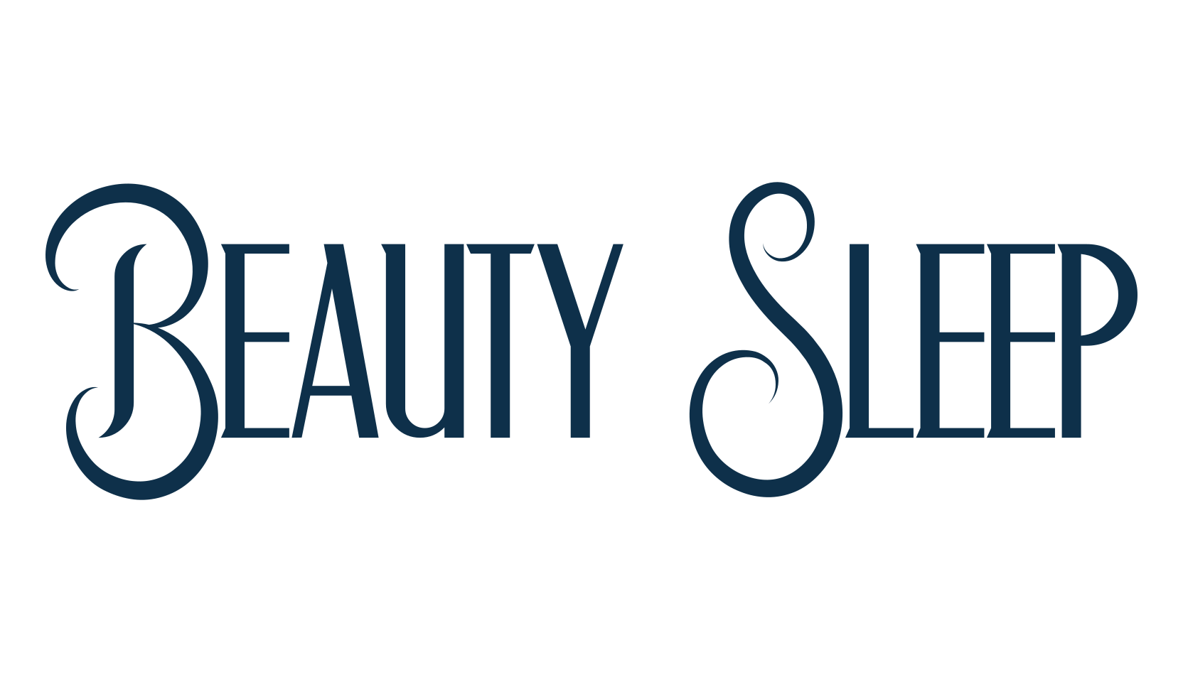Beauty Sleep, fancy various decorative font preview