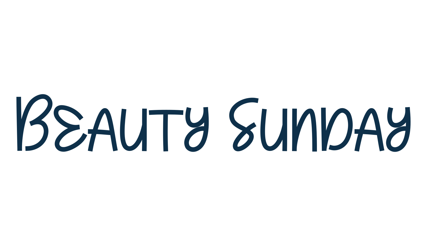 Beauty Sunday, fancy various decorative font preview
