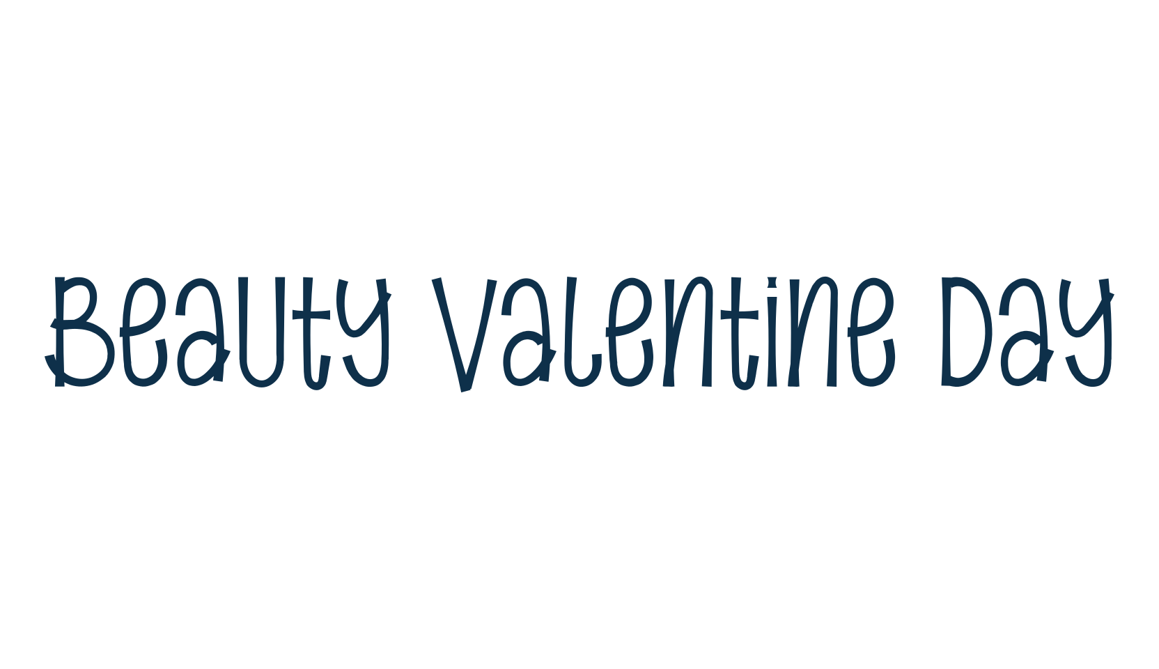 Beauty Valentine Day, various font preview