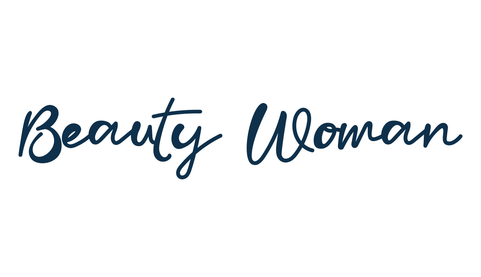 Beauty Woman, script handwritten fancy decorative calligraphy font preview
