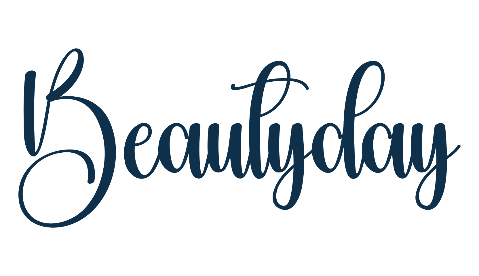 Beautyday, fancy various decorative script calligraphy font preview