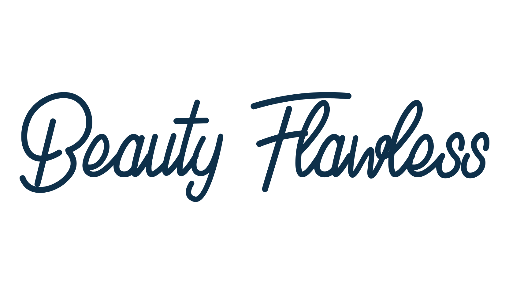 Beauty Flawless, display market font preview