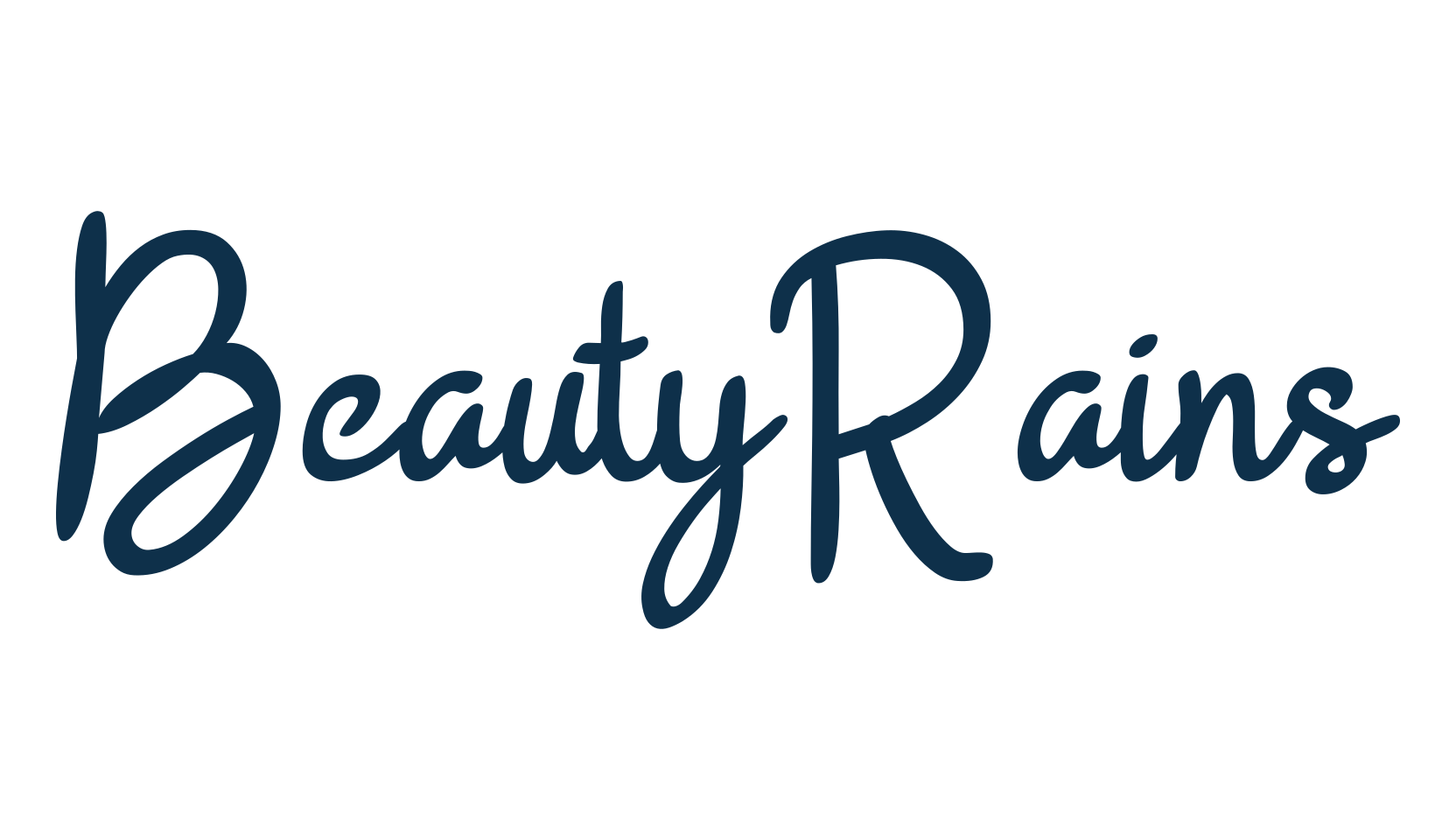 BeautyRains, script brush fancy decorative calligraphy font preview