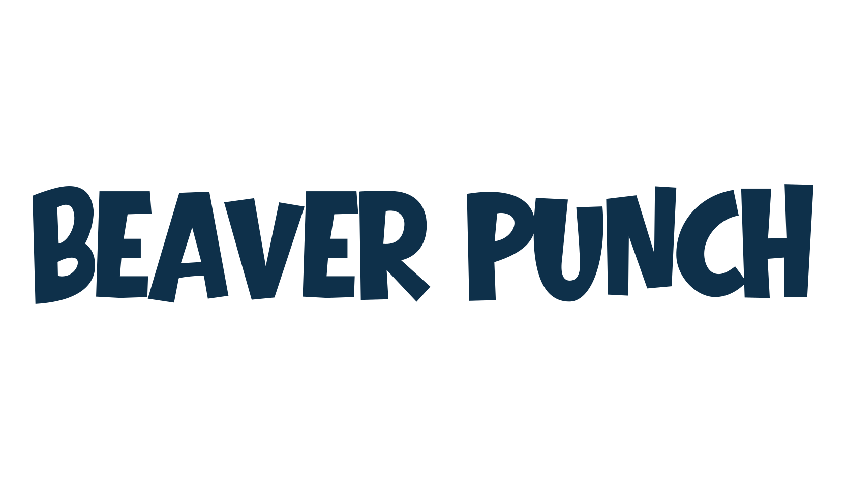 Beaver Punch, cartoon font preview