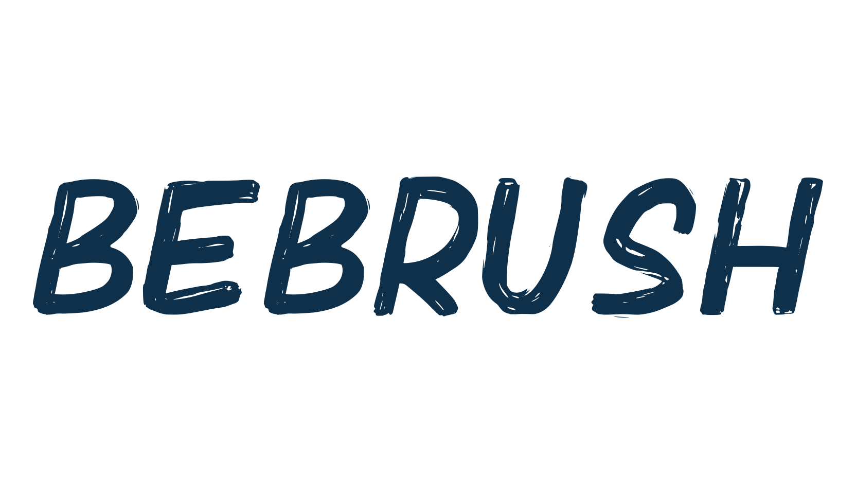 Bebrush, script brush fancy decorative calligraphy font preview