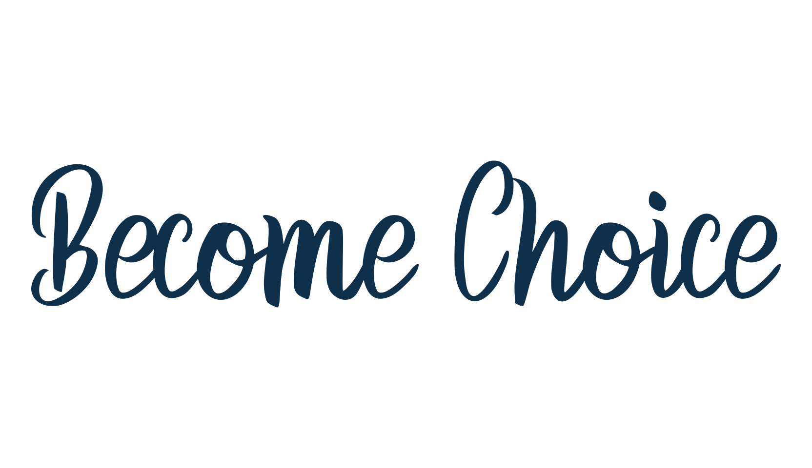 Become Choice, script handwritten fancy decorative calligraphy font preview