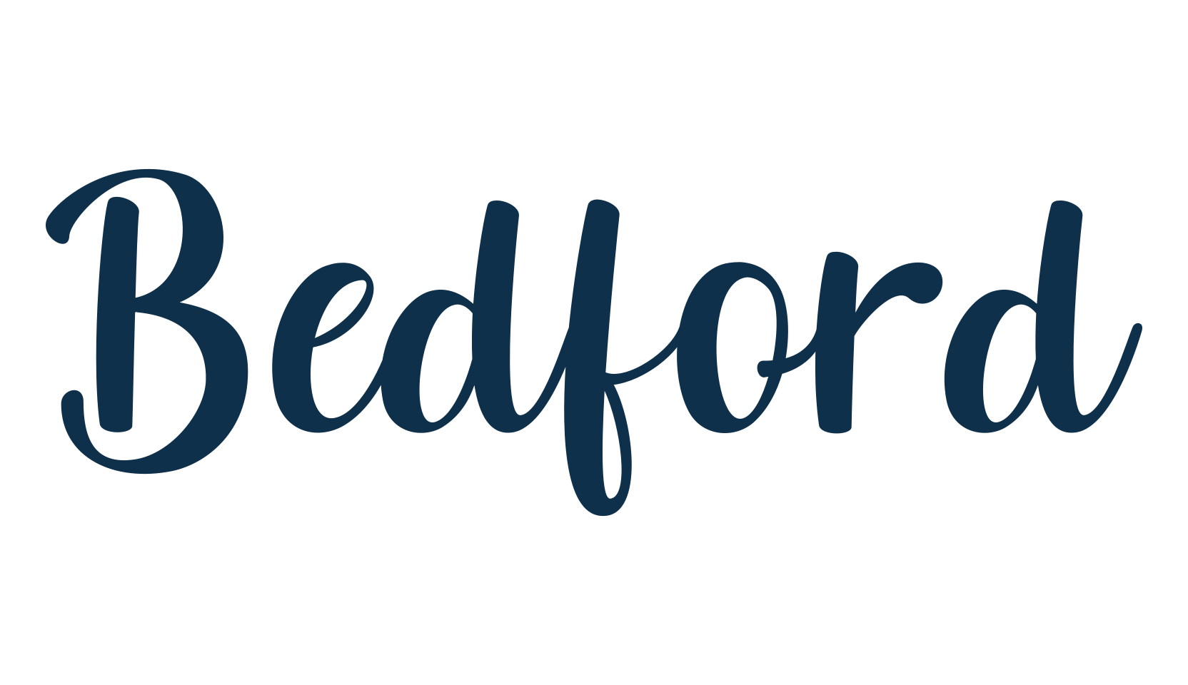 Bedford, fancy decorative font preview