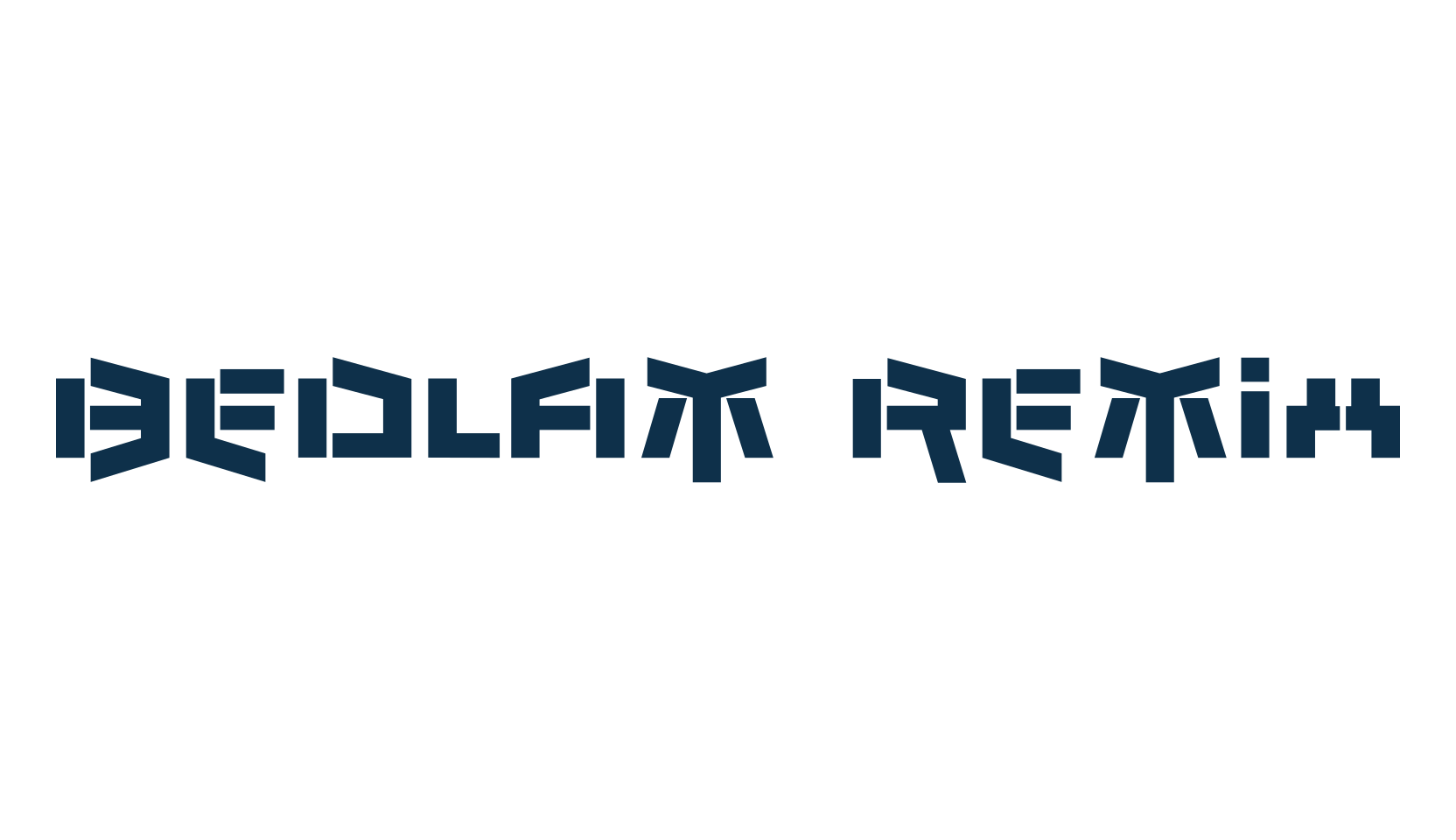 Bedlam Remix, various font preview