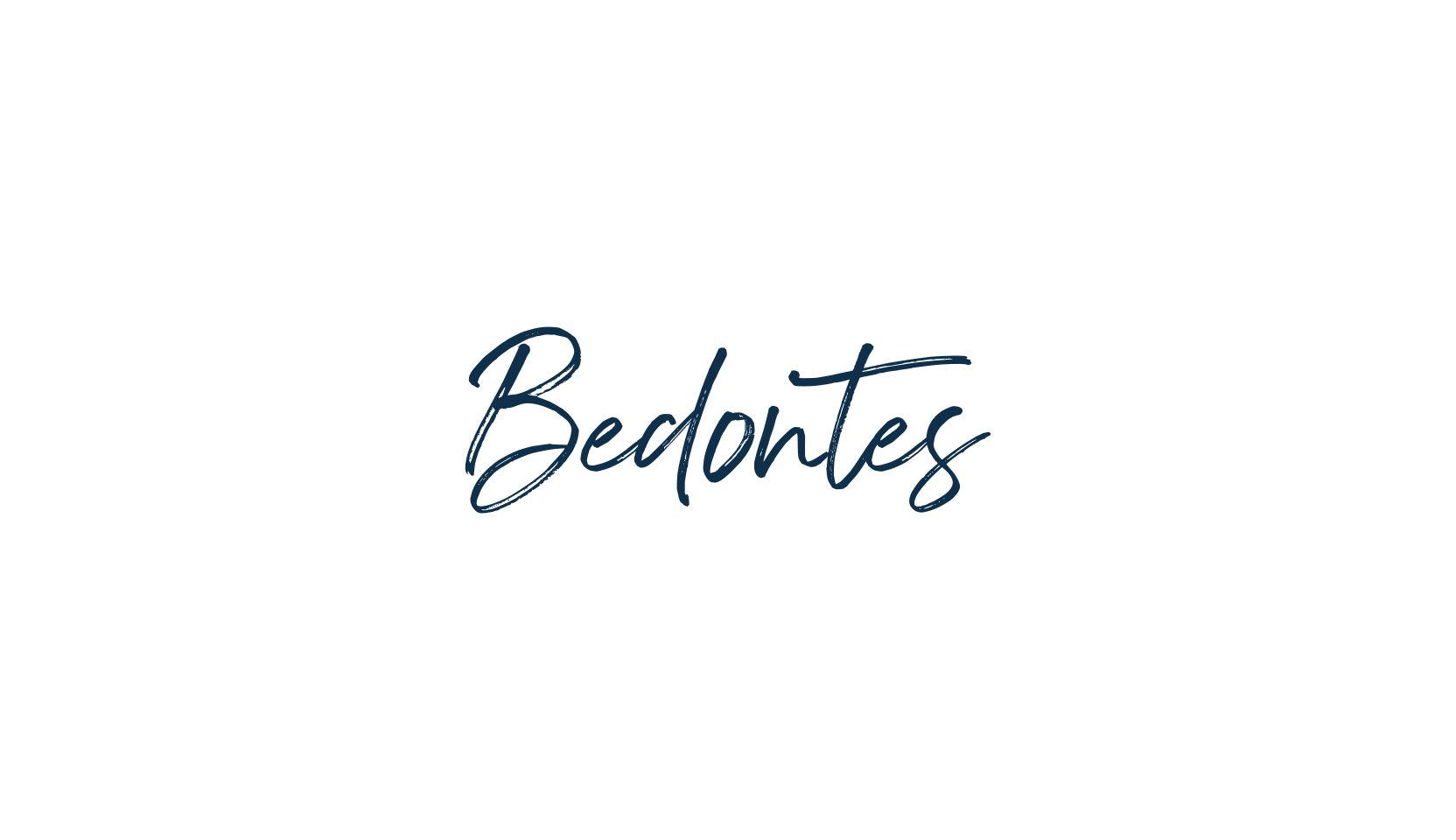 Bedontes, script brush fancy decorative calligraphy font preview