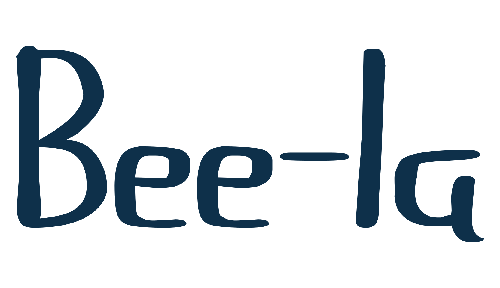 Bee-la, handwriting font preview