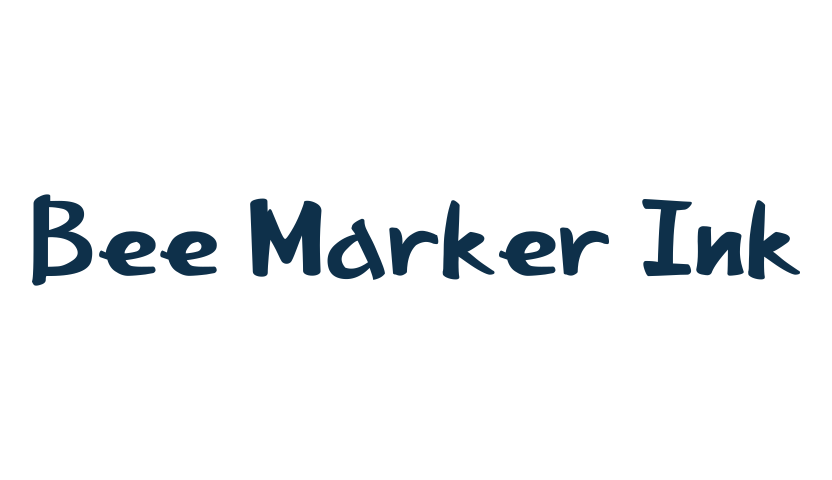Bee Marker Ink, various font preview
