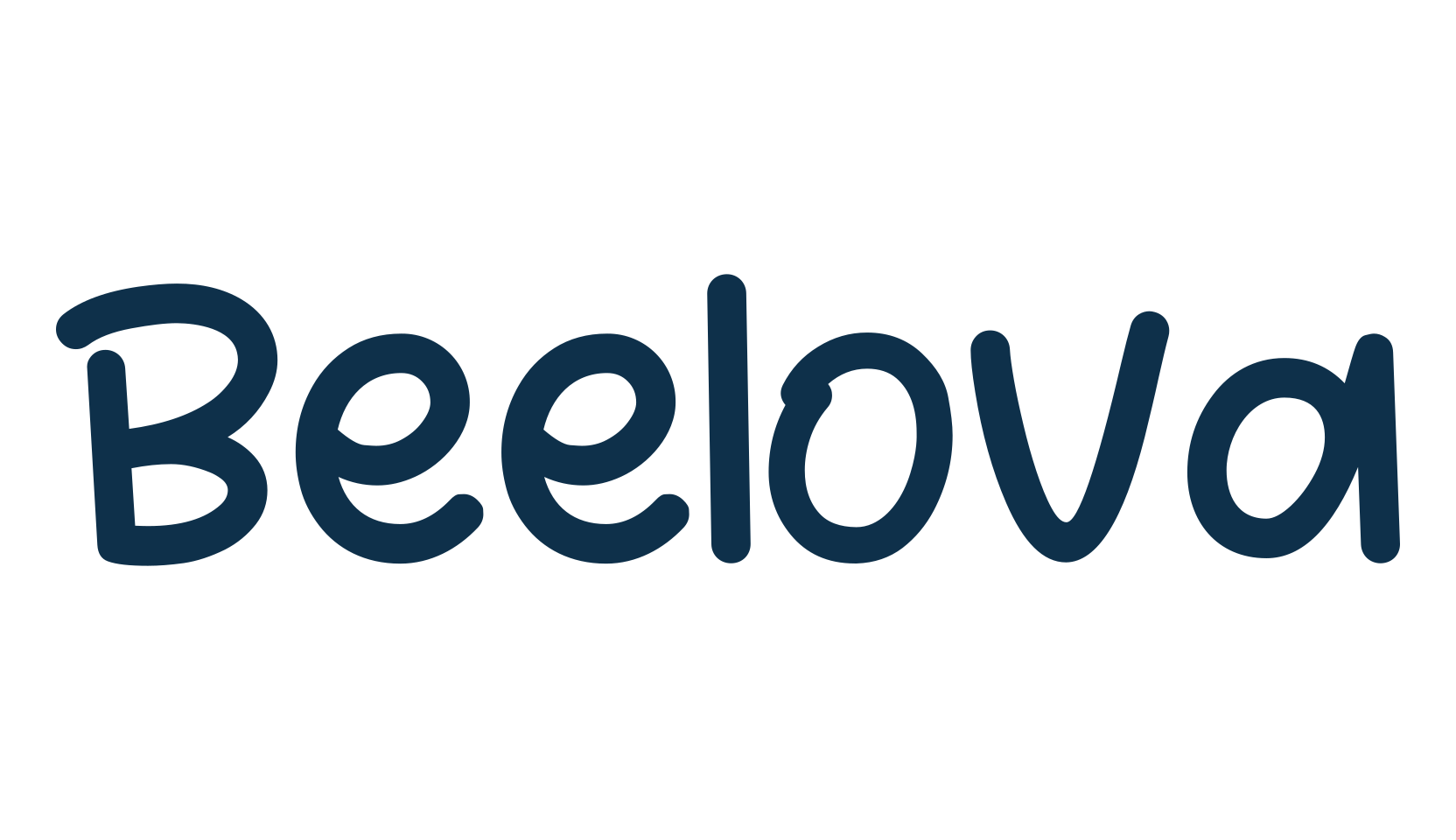 Beelova, handwriting font preview