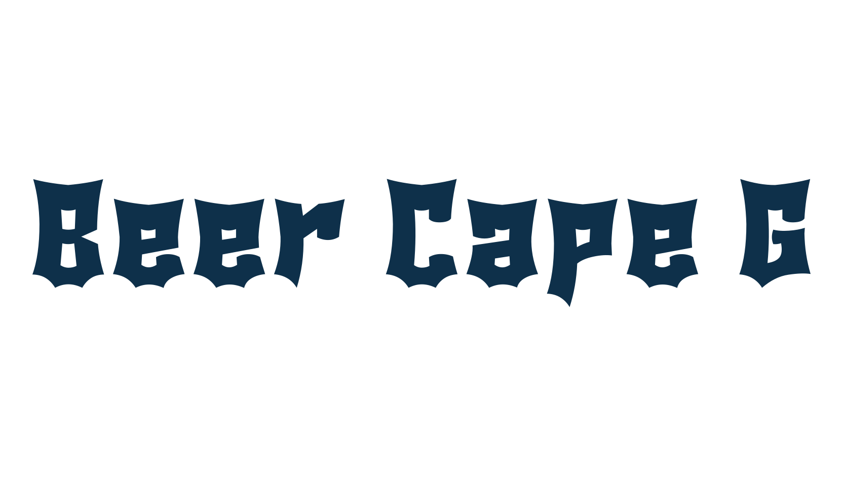 Beer Cape G, gothic modern font preview