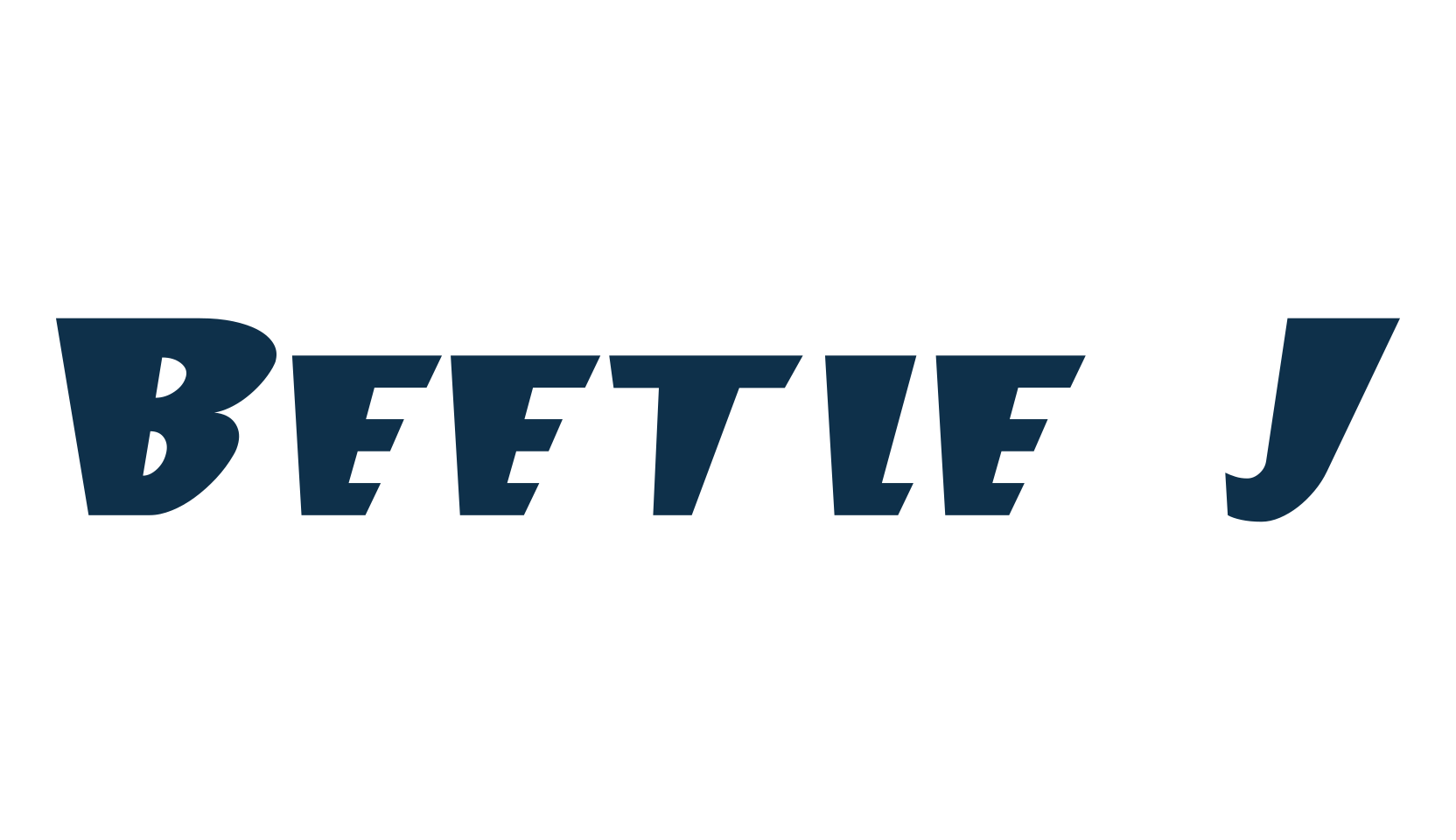 Beetle J, fancy cartoon decorative font preview