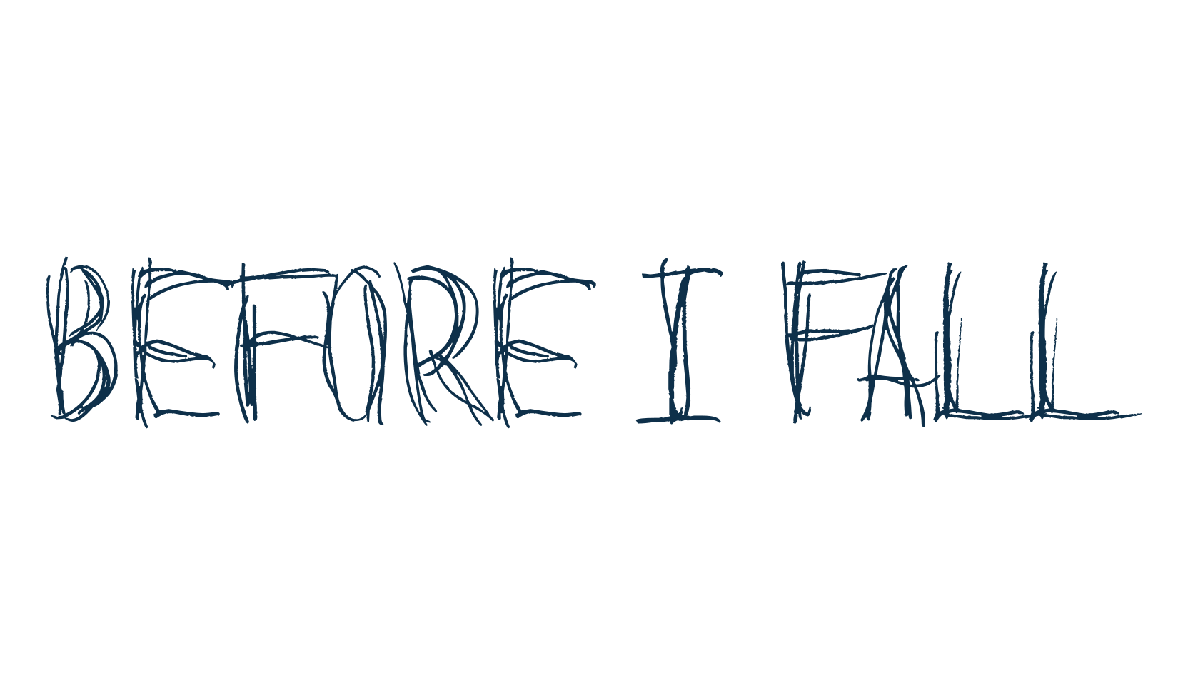 Before I Fall, script trash fancy decorative calligraphy font preview