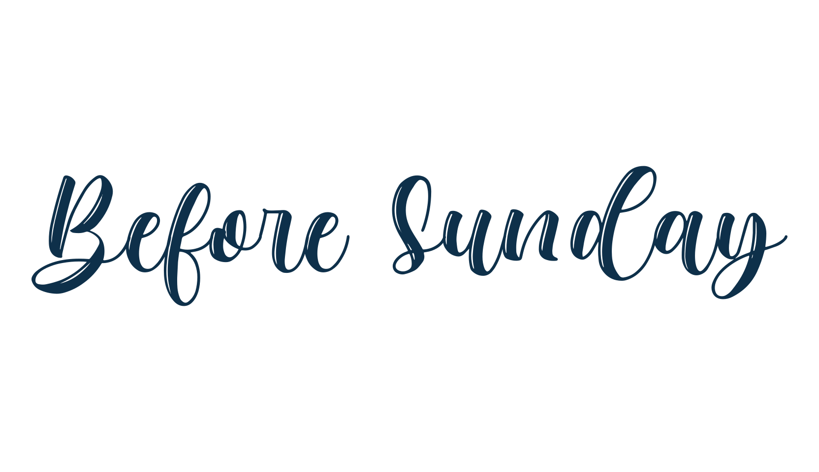 Before Sunday, display market font preview