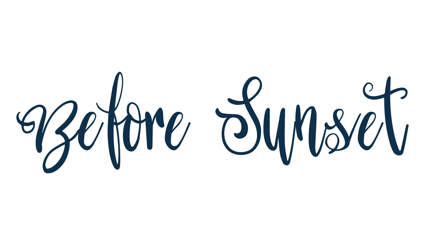 Before Sunset, display market font preview