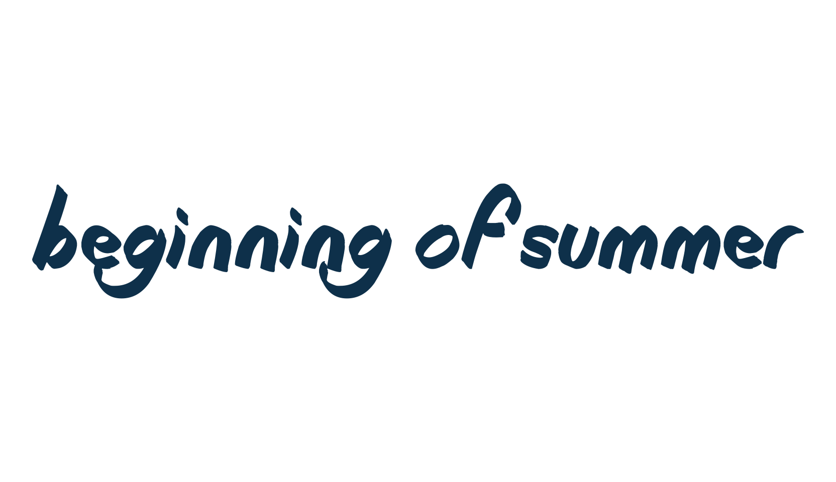 Beginning of Summer, display market font preview