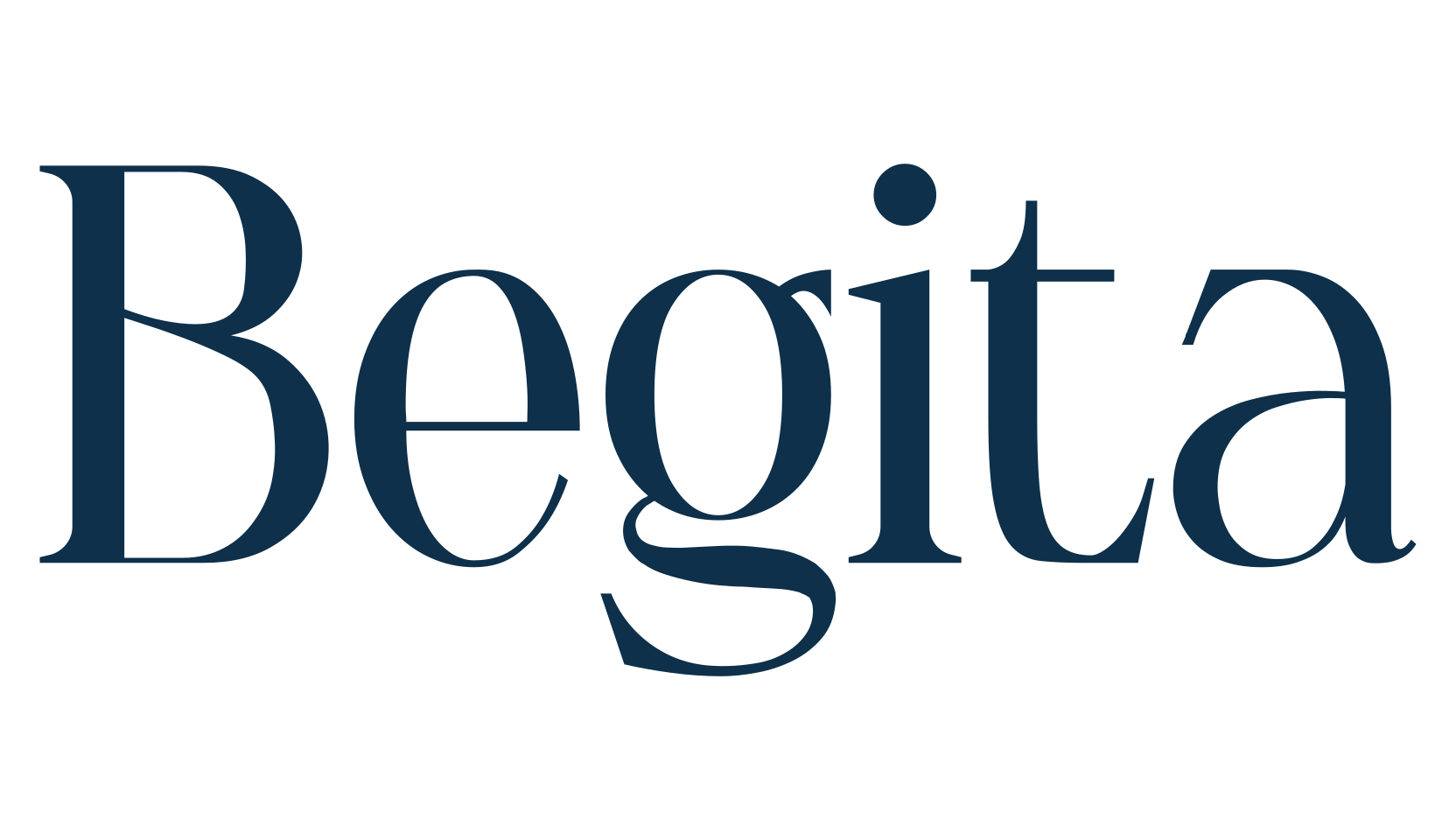 Begita, serif font preview