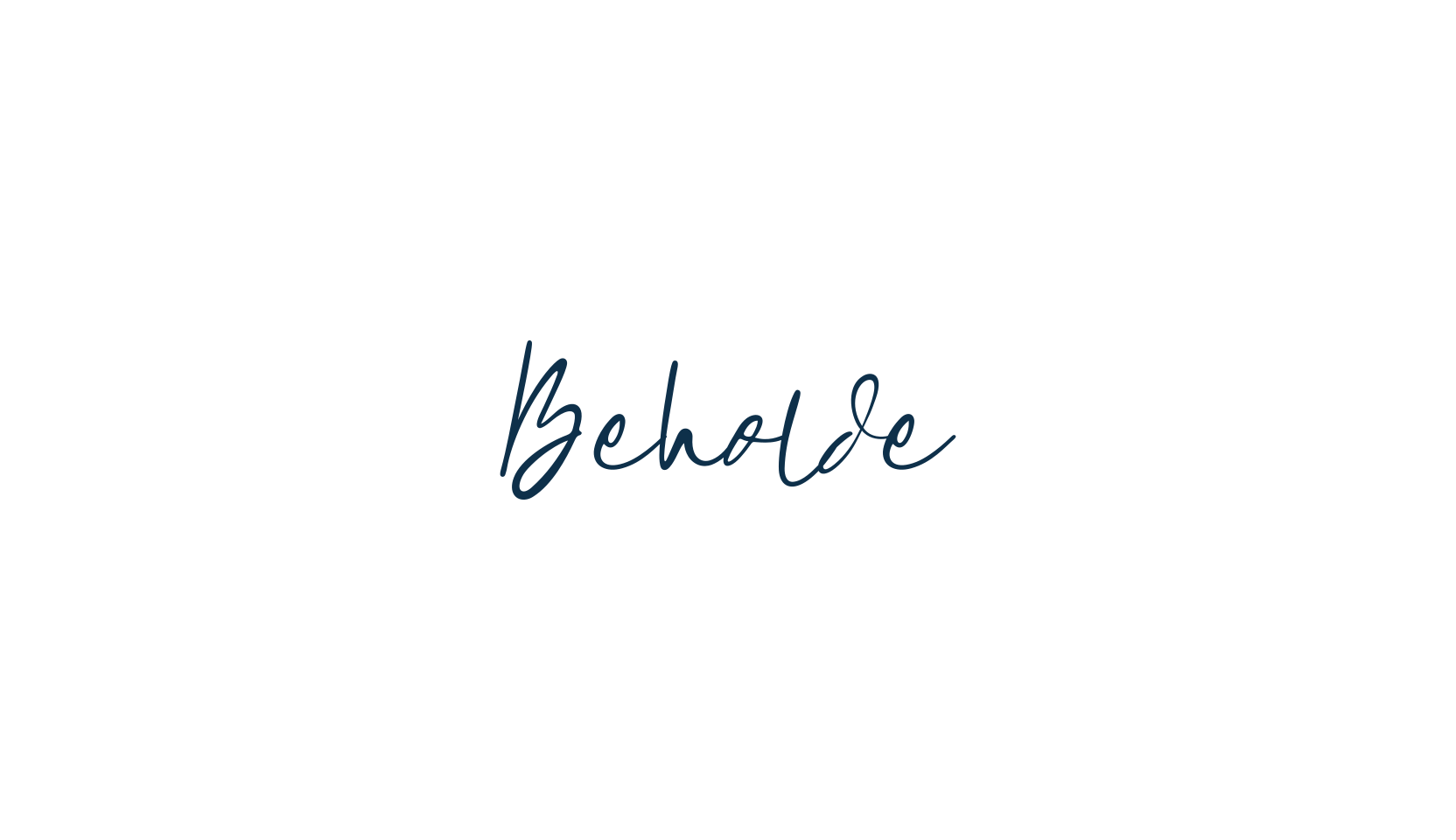 Beholde, script handwritten fancy decorative calligraphy font preview