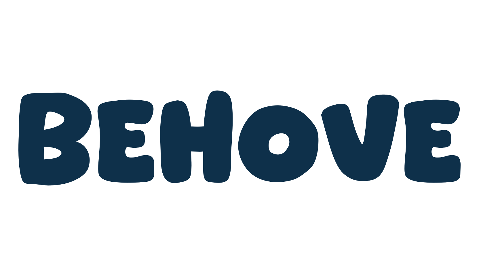 Behove, cartoon font preview