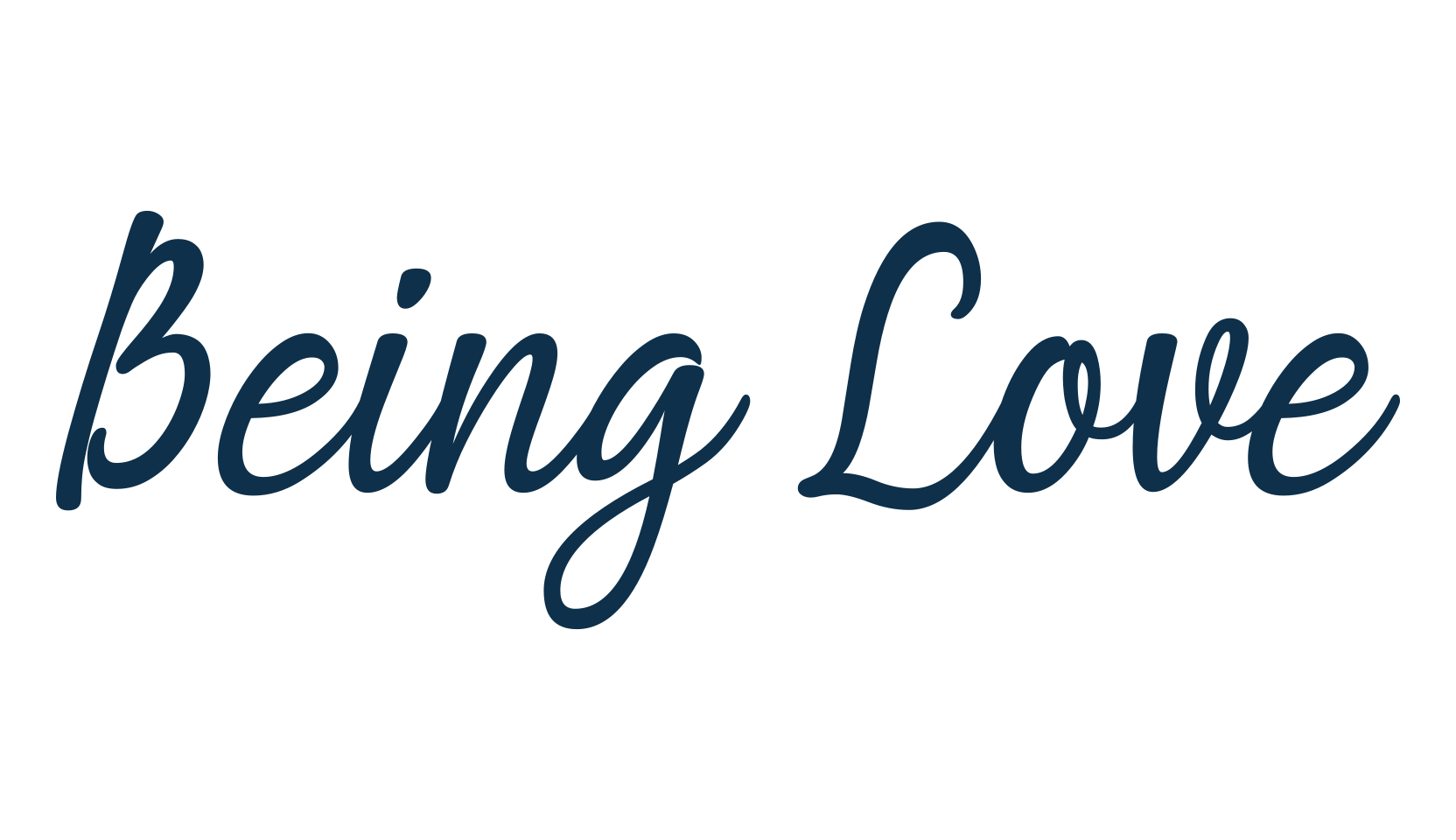 Being Love, script calligraphy fancy decorative font preview