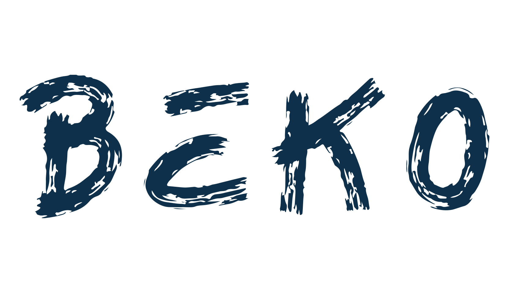 Beko, brush font preview