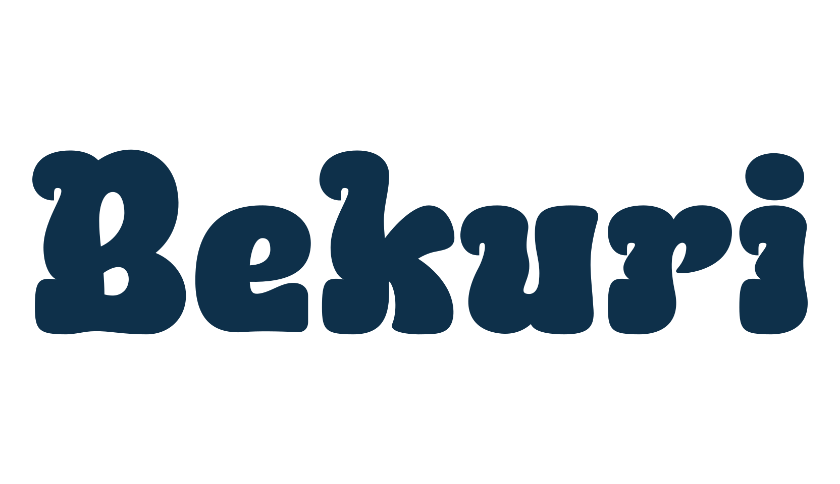 Bekuri, groovy font preview