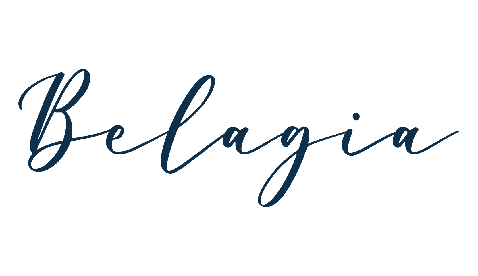 Belagia, calligraphy font preview