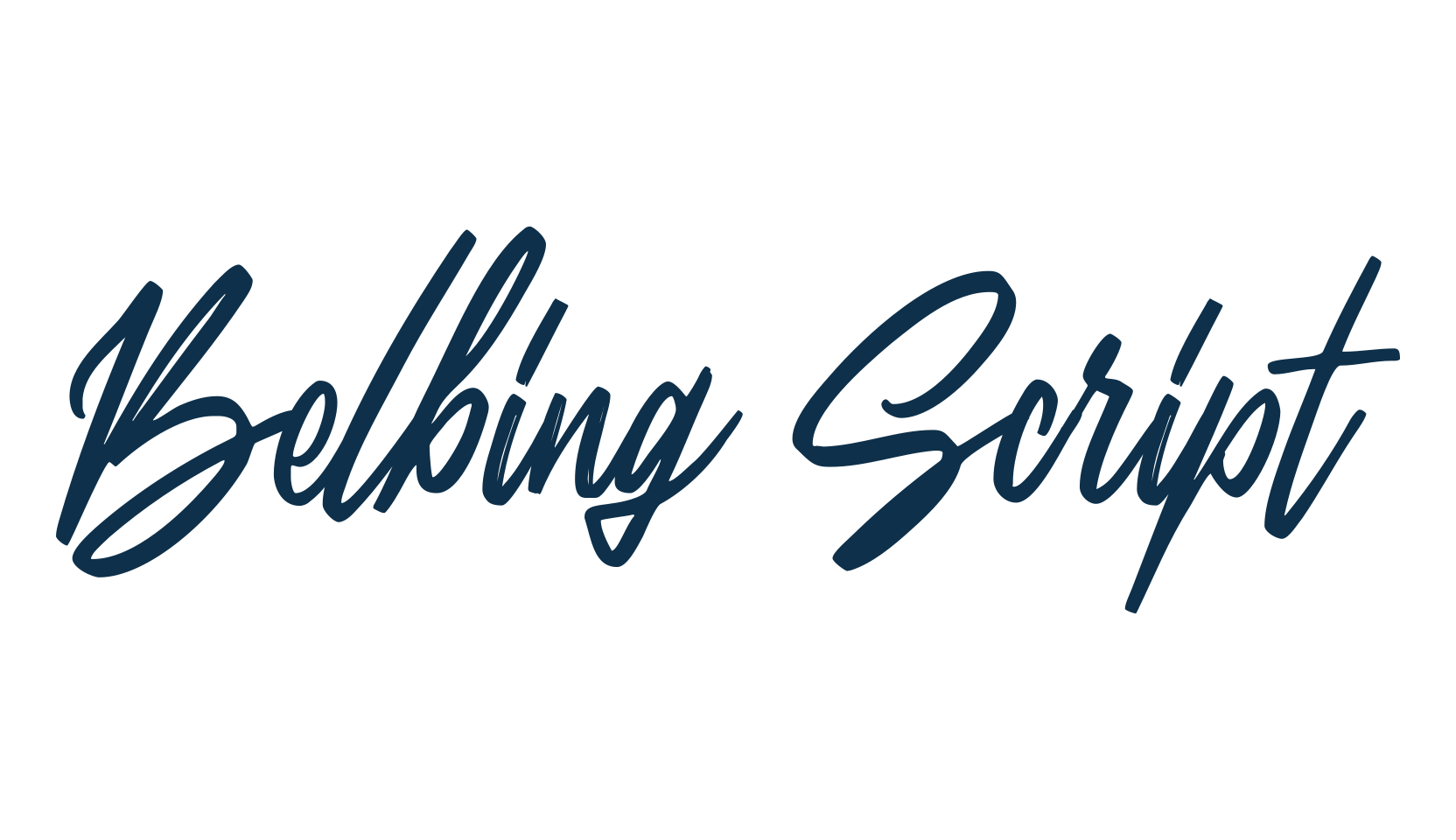 Belbing Script, script handwritten fancy decorative calligraphy font preview
