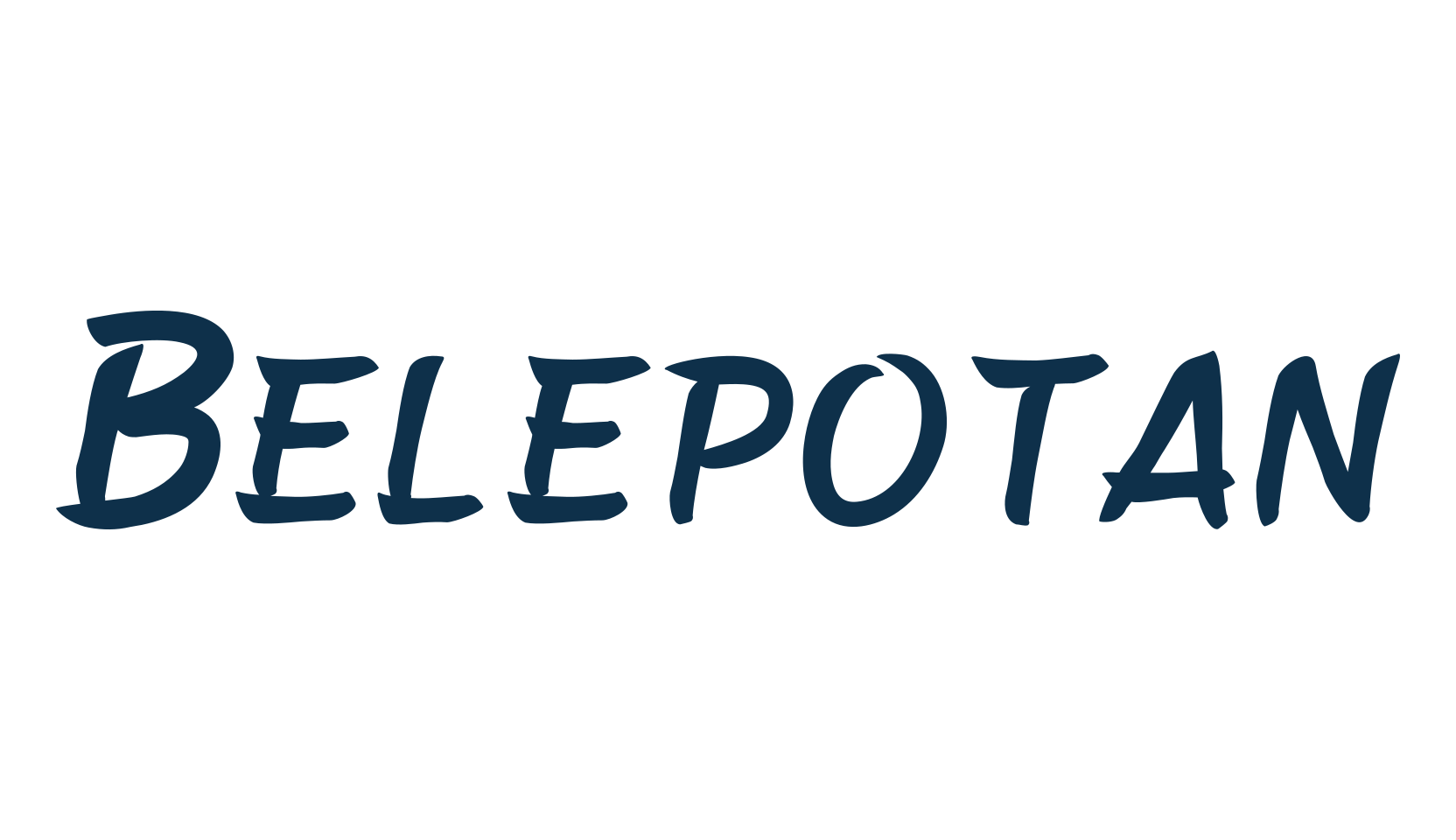 Belepotan, various font preview