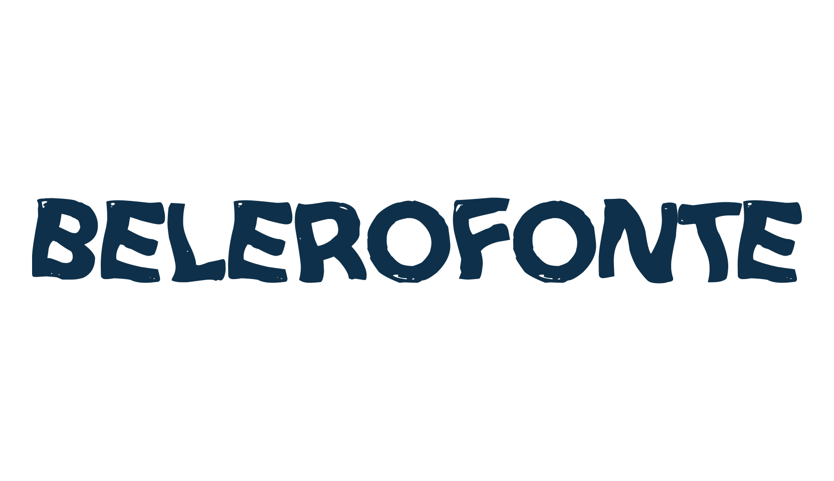 Belerofonte, distorted font preview