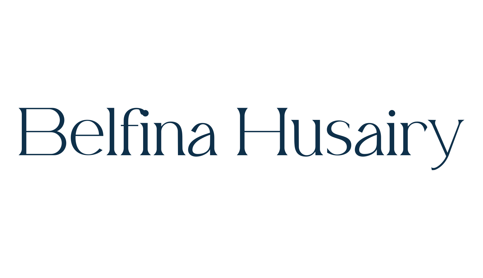 Belfina Husairy, basic serif font preview