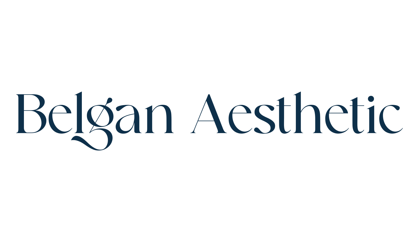 Belgan Aesthetic, basic serif font preview