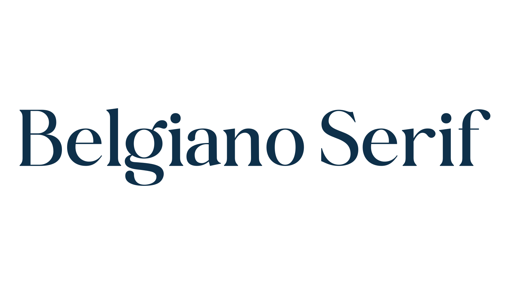 Belgiano Serif, basic serif font preview