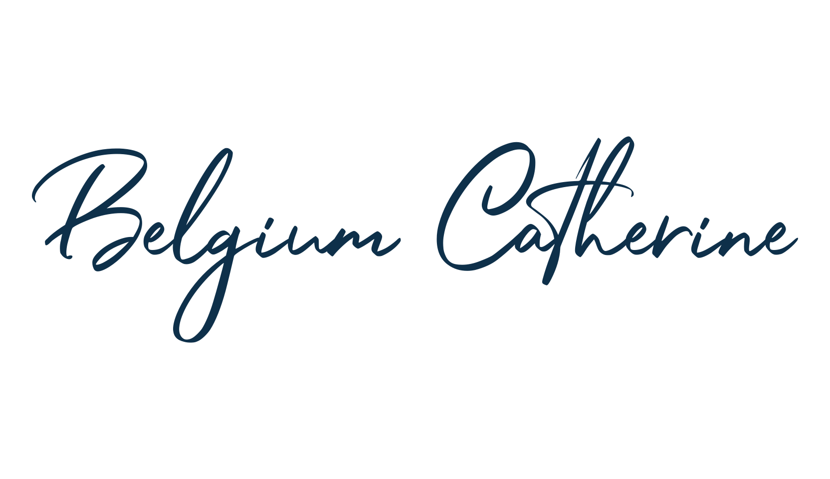 Belgium Catherine, script handwritten fancy decorative calligraphy font preview