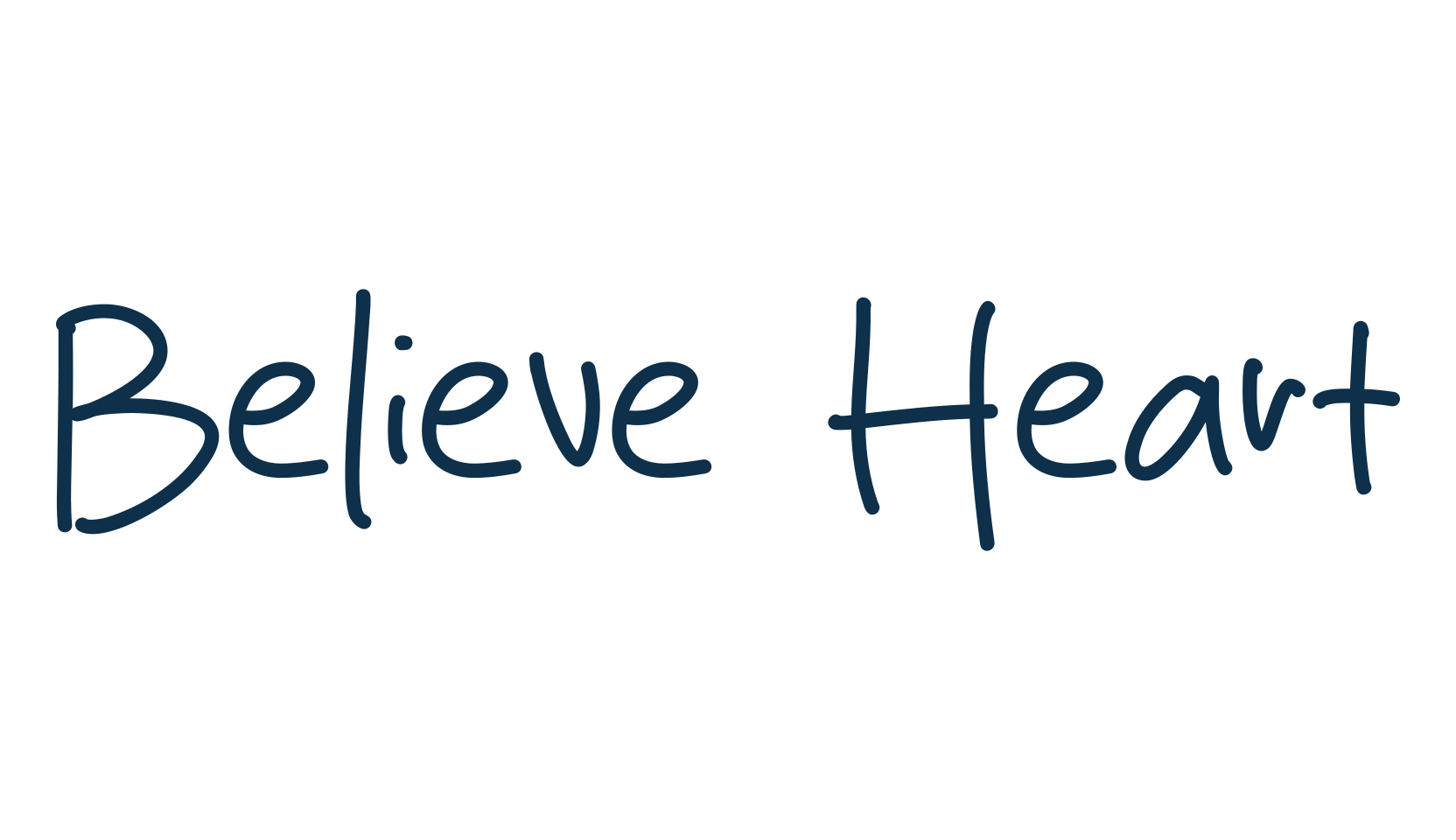 Believe Heart, script handwritten fancy decorative calligraphy font preview