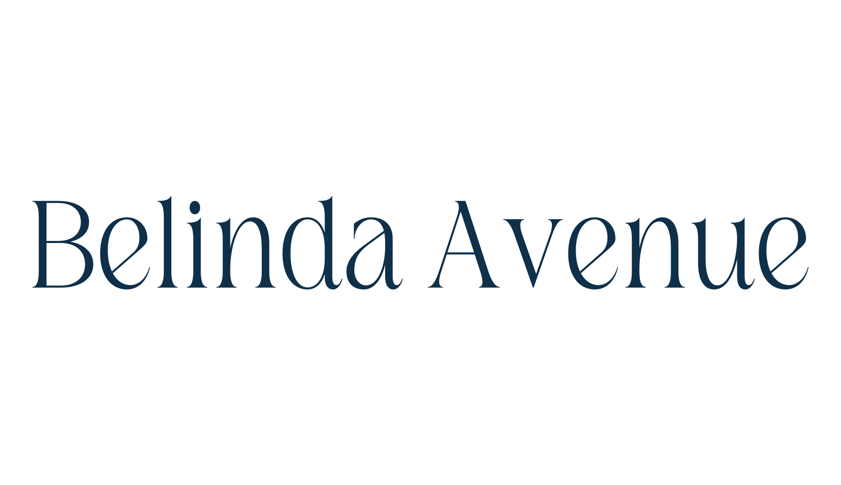 Belinda Avenue, basic serif font preview