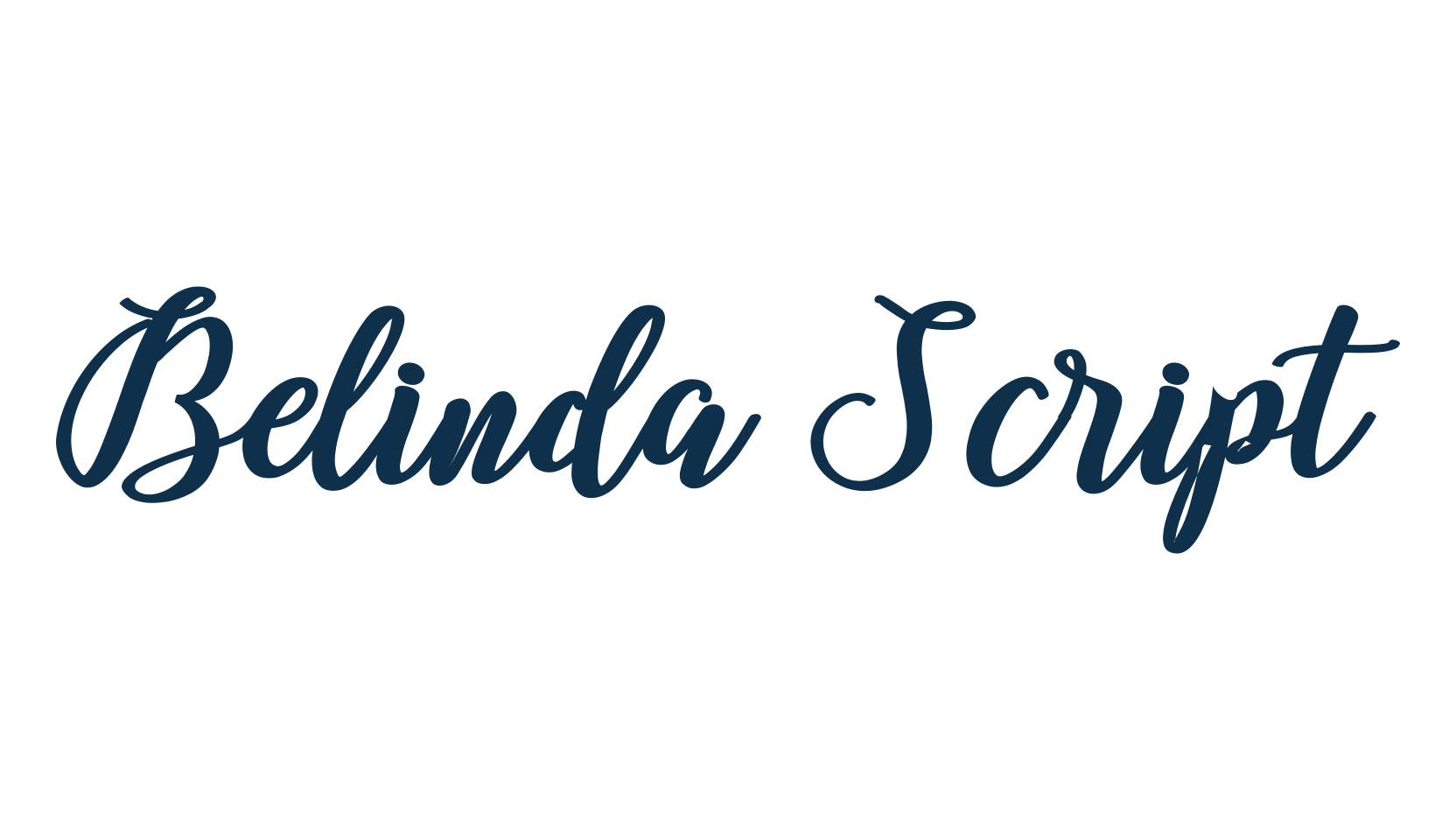 Belinda Script, script calligraphy fancy decorative font preview