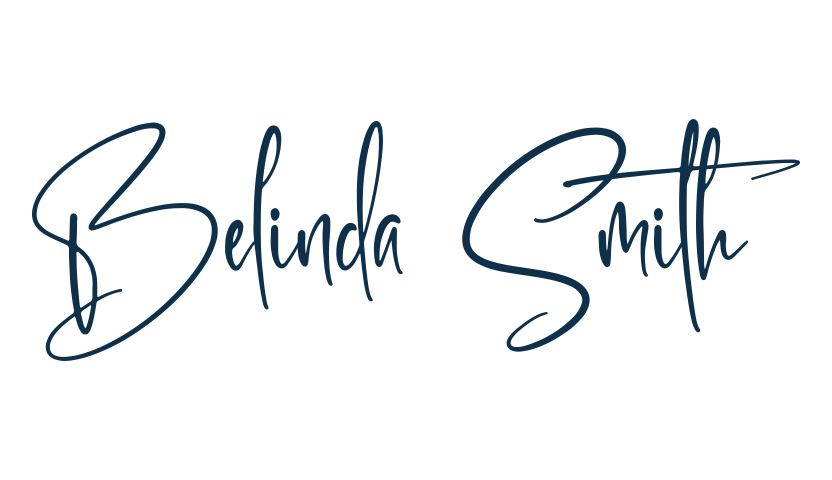 Belinda Smith, script handwritten fancy decorative calligraphy font preview