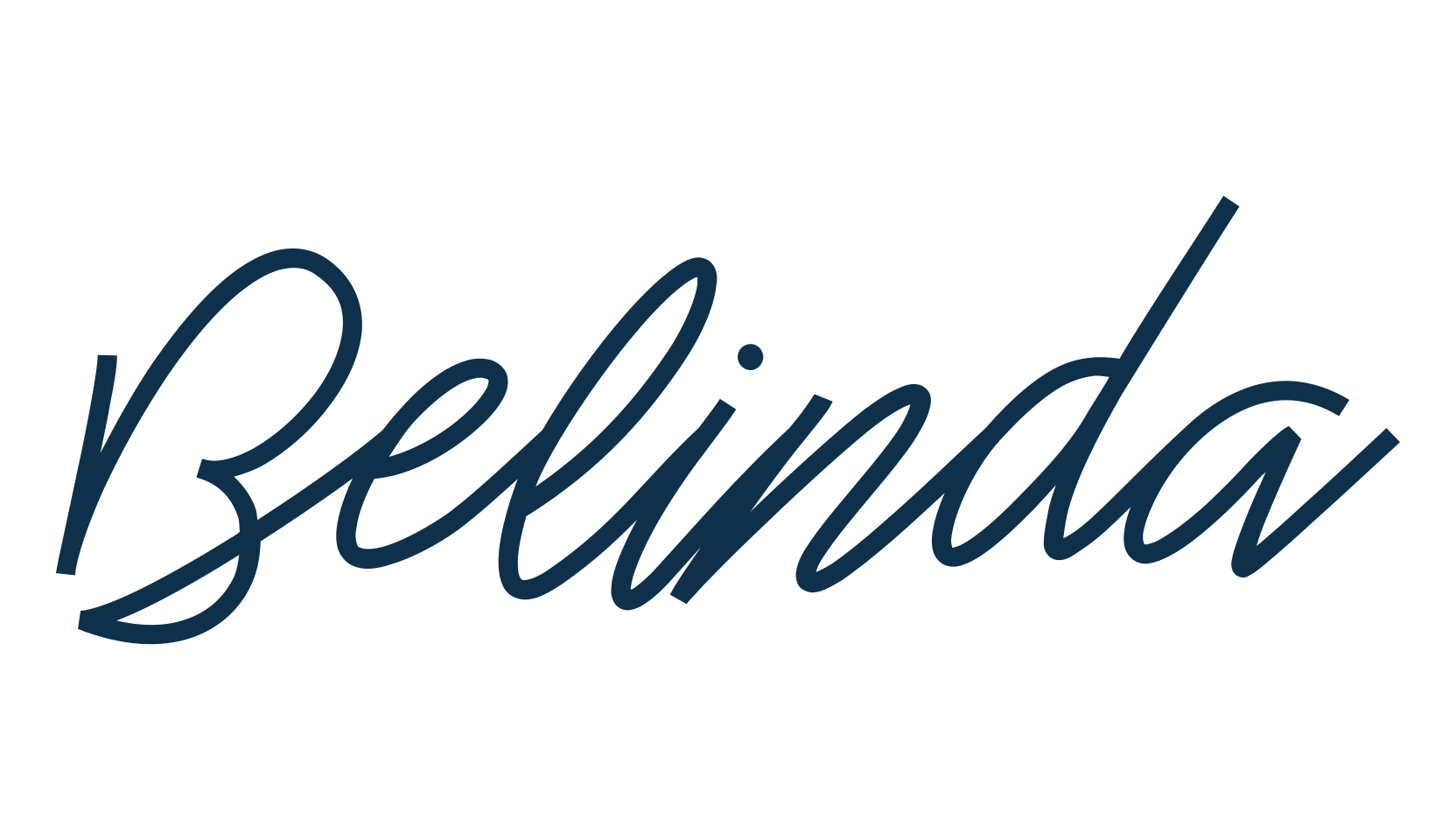 Belinda, script handwritten fancy decorative calligraphy font preview